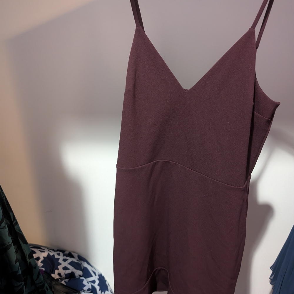 Women's Express Medium Maroon Holiday Cocktail Dress